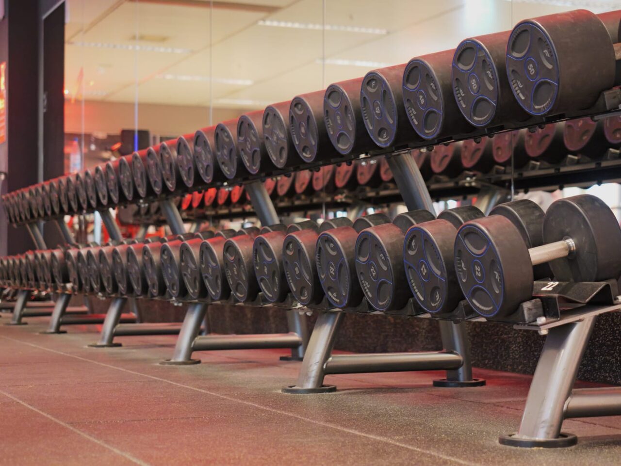 Authentischer Trainingsbereich bei All Time Fitness